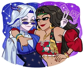 👭