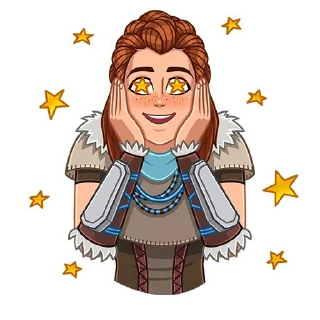 Horizon Forbidden West — стикерпак Telegram