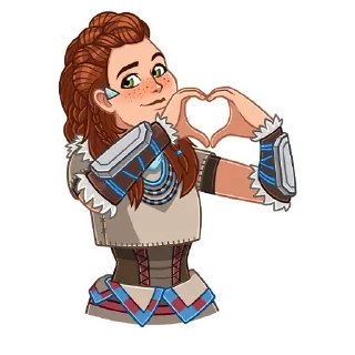 Horizon Forbidden West — стикерпак Telegram