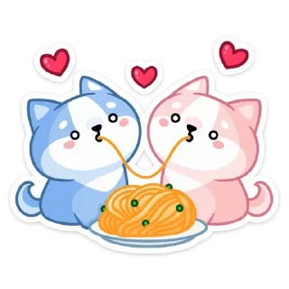 Йоши и Рики — Telegram sticker pack