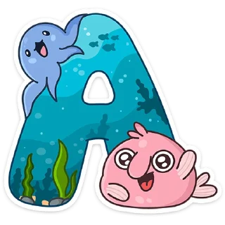 Алфавит ВК — Telegram sticker pack