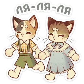 Лапка и Пломбир — Telegram sticker pack