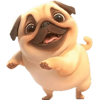 Милый Мопс — Telegram sticker pack