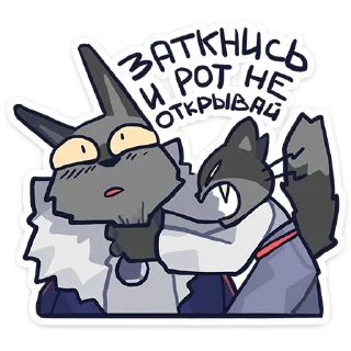 Бандито Гангсте и Рито — стикерпак Telegram