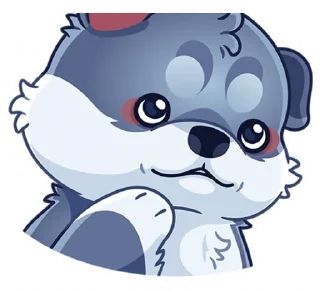 Маламут Ньют без — Telegram sticker pack