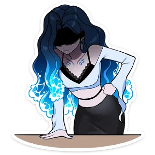 Акварина — стикерпак Telegram