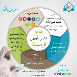 نشر العلم || كتب العلامة علي الحلبي channel avatar