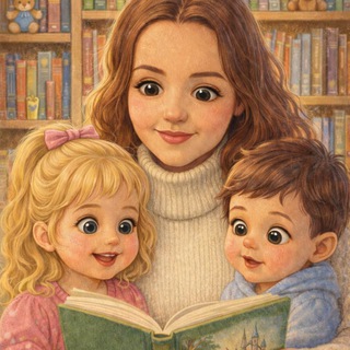 Двое детей и книжная полка channel avatar