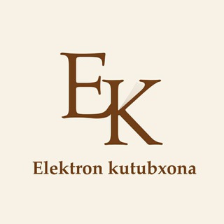 Аватар канала Elektron kutubxona