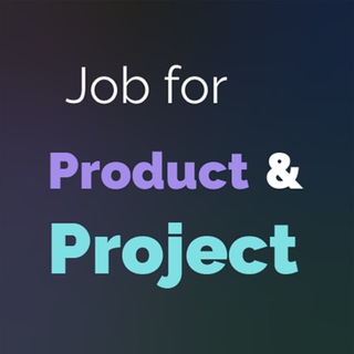 Job for Products and Projects channel avatar