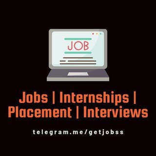 Аватар канала Jobs | Internships | Placement | Interviews