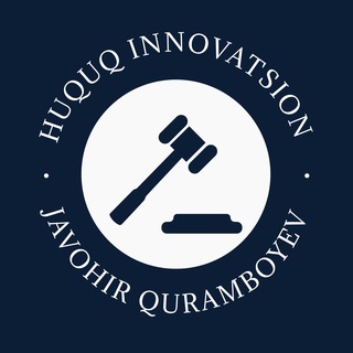 HUQUQ INNOVATSION | Javohir Quramboyev channel avatar