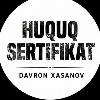 Аватар канала Huquq Milliy Sertifikat