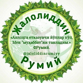 Аватар канала jaloliddinrumiyy