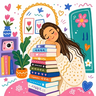 Аватар канала скоплен книжный ряд