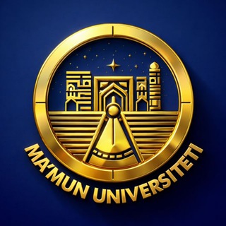 MA'MUN UNIVERSITET | RASMIY KANAL channel avatar