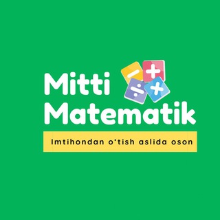 Аватар канала Mitti matematik