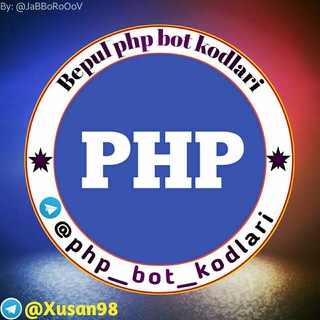 PHP bot kodlari channel avatar