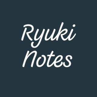 Ryuki Notes channel avatar