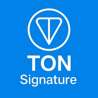 TON Signature channel avatar