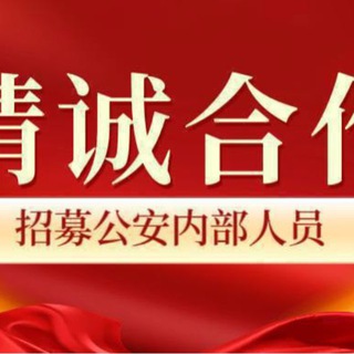 Аватар канала 官方查档 诚招公安合作 社工库开户